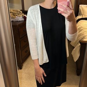 White Cardigan Sweater